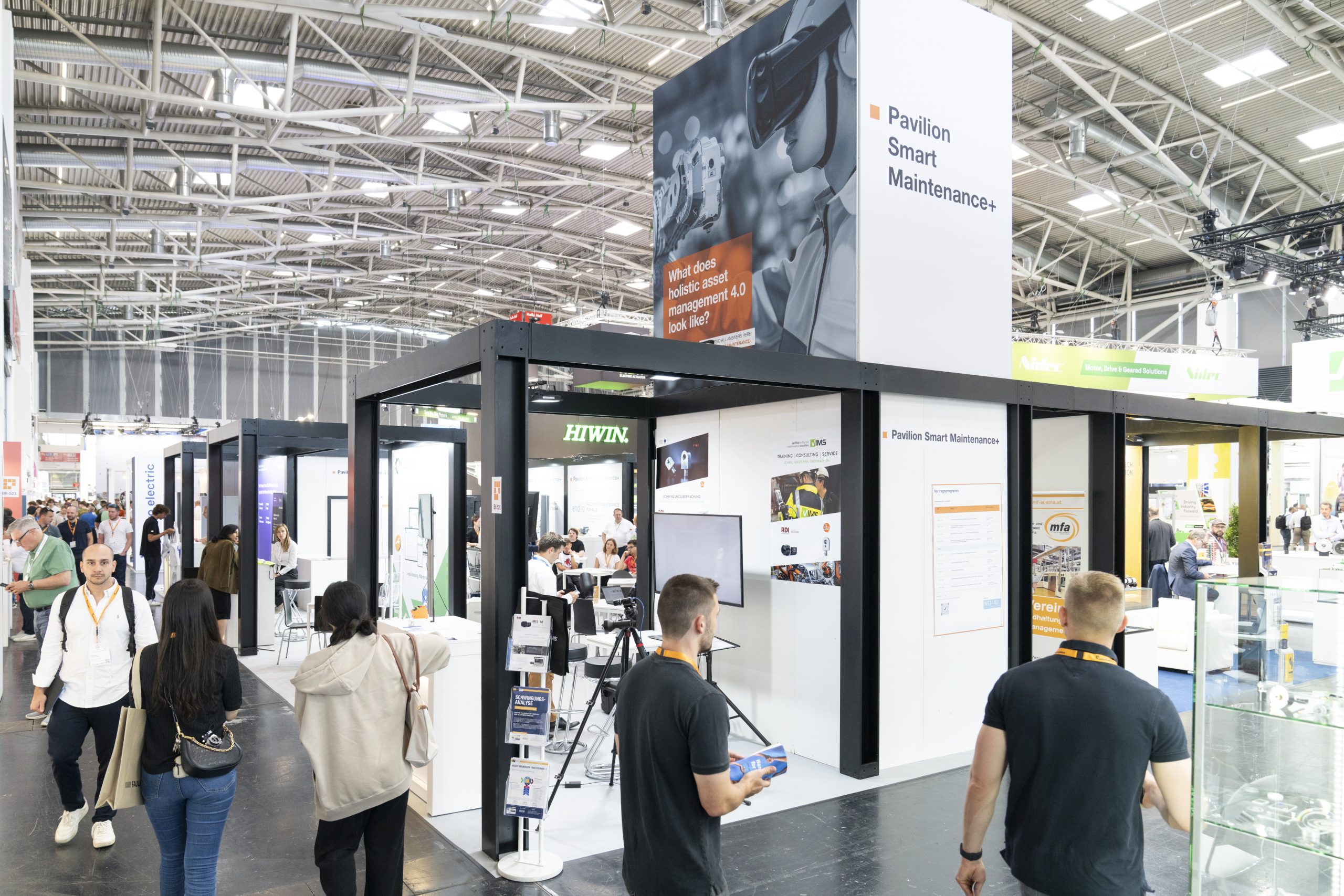 Pavilion Smart Maintenance+ im Messegeschehen der automatica
